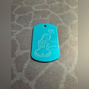 New funny gag gift penis handy balls dog tag necklace gay military cool nut 🍆💦
